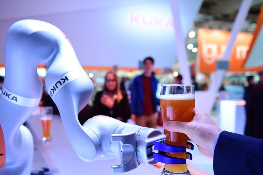 Chinese appliance maker Midea and German robotics firm Kuka, which Midea bought in 2016, have three joint ventures at an industrial estate in Foshan, Guangdong province. Photo: AFP
