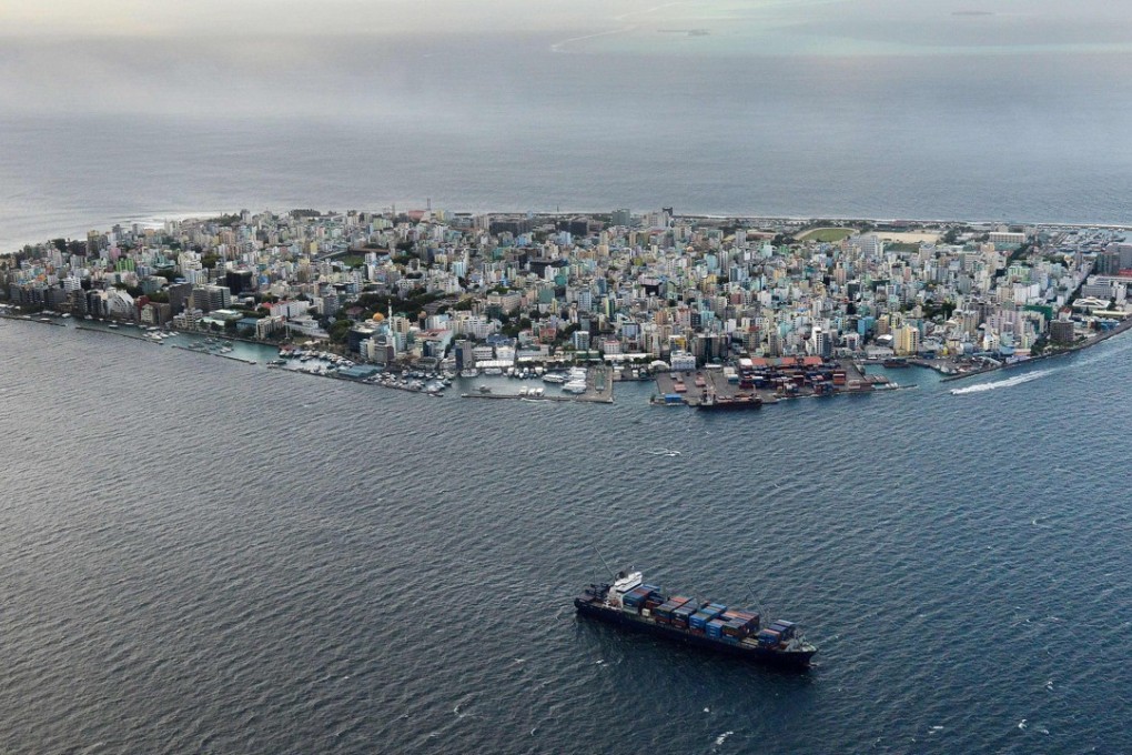 Male, capital of the Maldives. Key shipping lanes pass through the tiny Indian Ocean archipelago. Photo: AFP