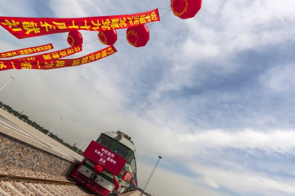 The China Railway Express China-Europe line is part of President Xi Jinping’s Belt and Road Initiative. Photo: EPA