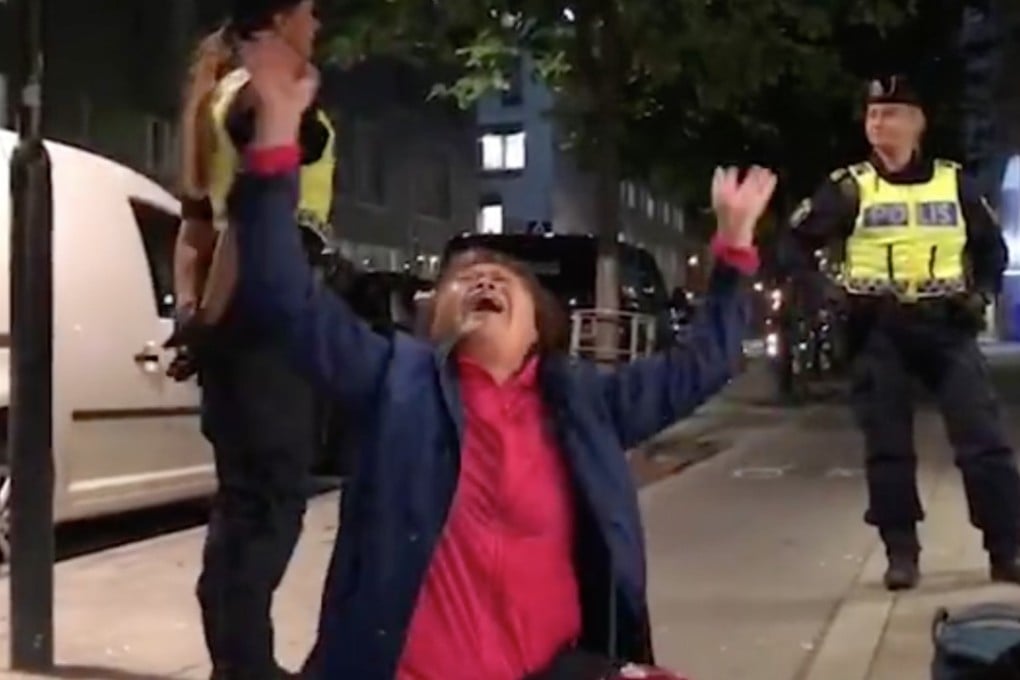 The Chinese embassy in Sweden condemned the Swedish police’s conduct and warned Chinese visiting the country. Photo: Handout