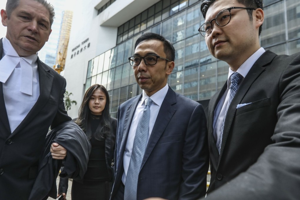Wilson Fung (centre) was set to return to court in November. Photo: Nora Tam