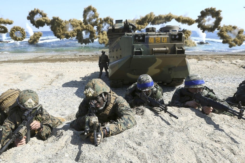 The US indefinitely suspended selected military exercises on the Korean peninsula in June to support the Trump administration’s talks aimed at removing nuclear weapons from North Korea. Photo: AP