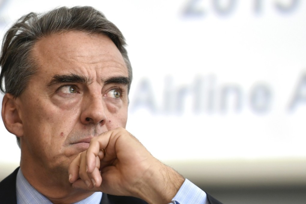 File photo of International Air Transport Association (IATA) director general and CEO Alexandre de Juniac. Photo: AFP