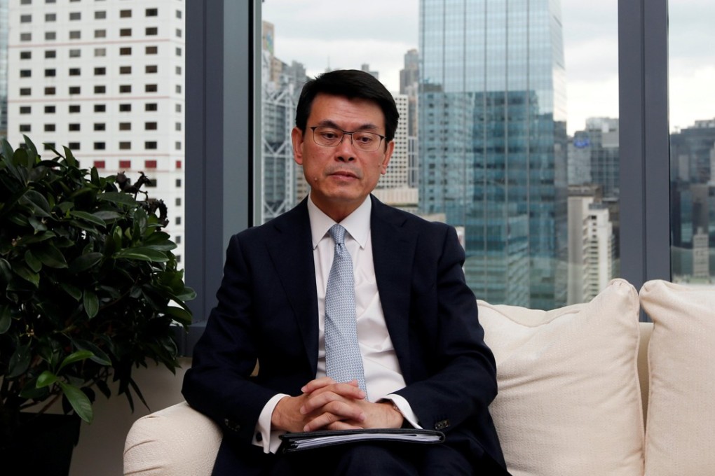Hong Kong Commerce and Economic Development Secretary Edward Yau Tang-wahimplored the Trump administration Wednesday to reach a resolution with China before Hong Kong suffered. Photo: Reuters