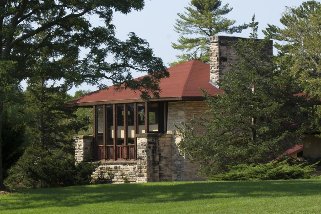 Some of American architect Frank Lloyd Wright’s most renowned buildings were conceived while he lived and worked at the Taliesin estate. Picture: courtesy of Taliesin Preservation