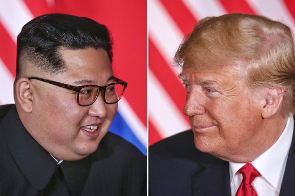 North Korean leader Kim Jong-un and US President Donald Trump first met at a landmark summit in Singapore in June. Photo: EPA-EFE