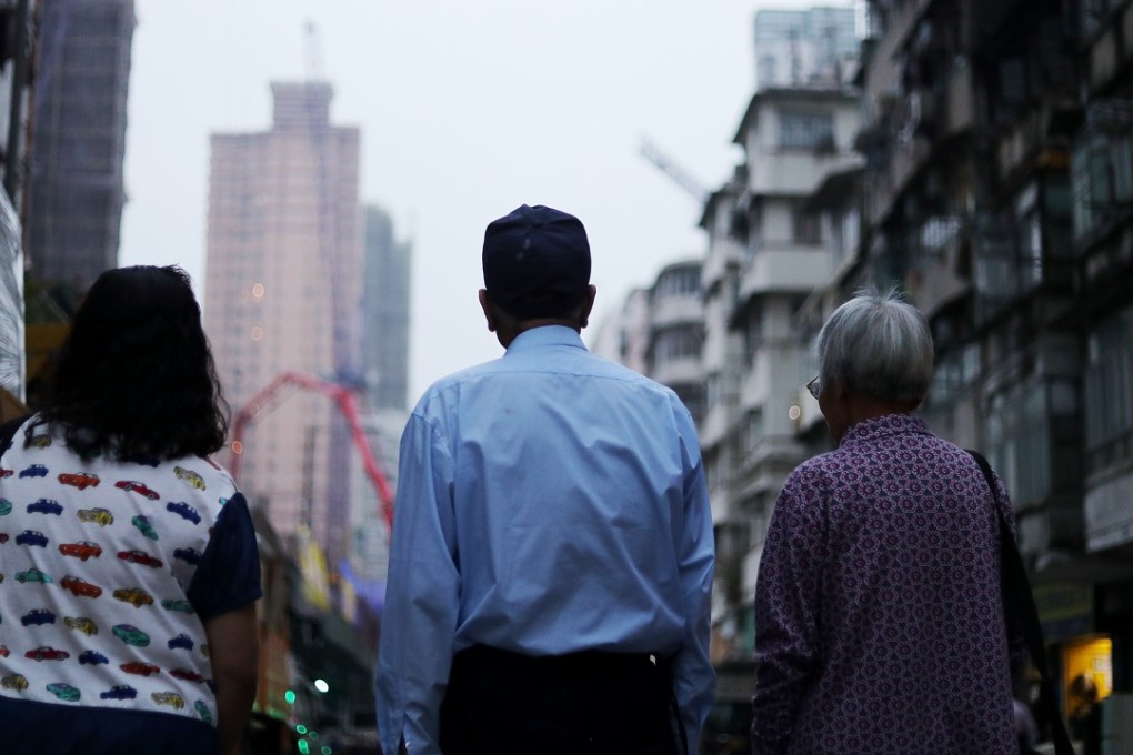 Workers such as (from left to right) Ping, 56, a cleaner, Keung, 73, an overnight security guard, and Ling, 71, a cleaner, will all benefit from the proposed rise in the minimum wage. Photo: Winson Wong