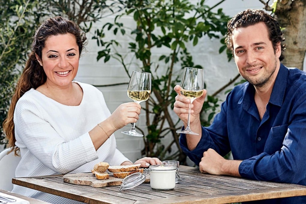Christina Mouratoglou and Adrien Carré, authors of cookbook Mazi: Modern Greek Food. Picture: Nicolas Buisson