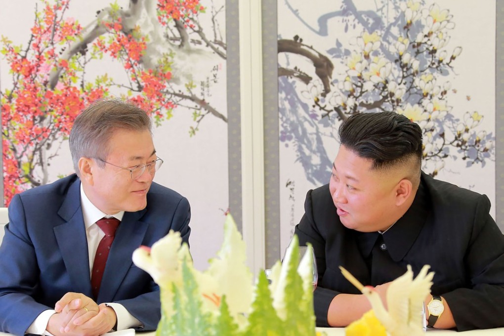 Moon Jae-in and Kim Jong-un demonstrated a rapprochement, but a second Trump-Kim summit may be required. Photo: AFP