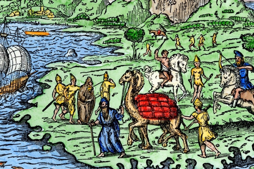 A Middle-Ages depiction of the Silk Road. Picture: Alamy