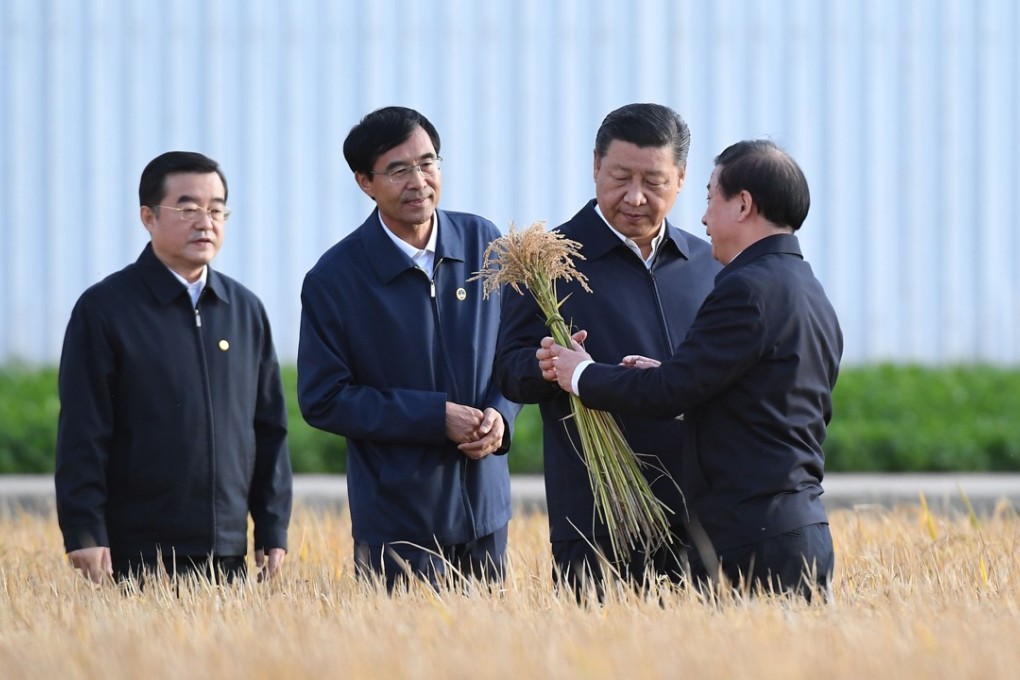 Chinese President Xi Jinping (second right) says rising unilateralism and protectionism is forcing China to become more self-reliant, and “it’s not a bad thing”. Photo: Xinhua