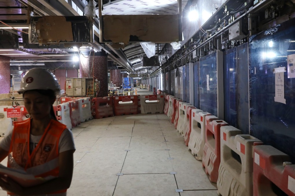 Issues were found with the connection joints at Hung Hom station. Photo: Sam Tsang