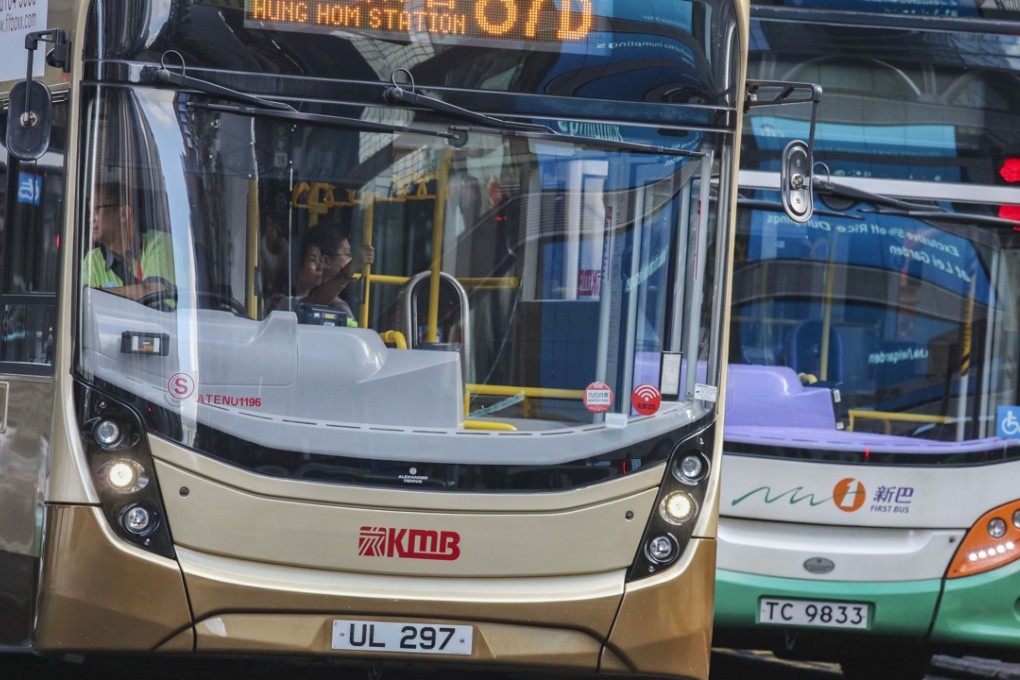 Buses queue up on Nathan Road in Mong Kok in May. Older drivers comprise 41 per cent of all those at the wheel of public vehicles today compared with 17 per cent in 2008. Photo: Felix Wong