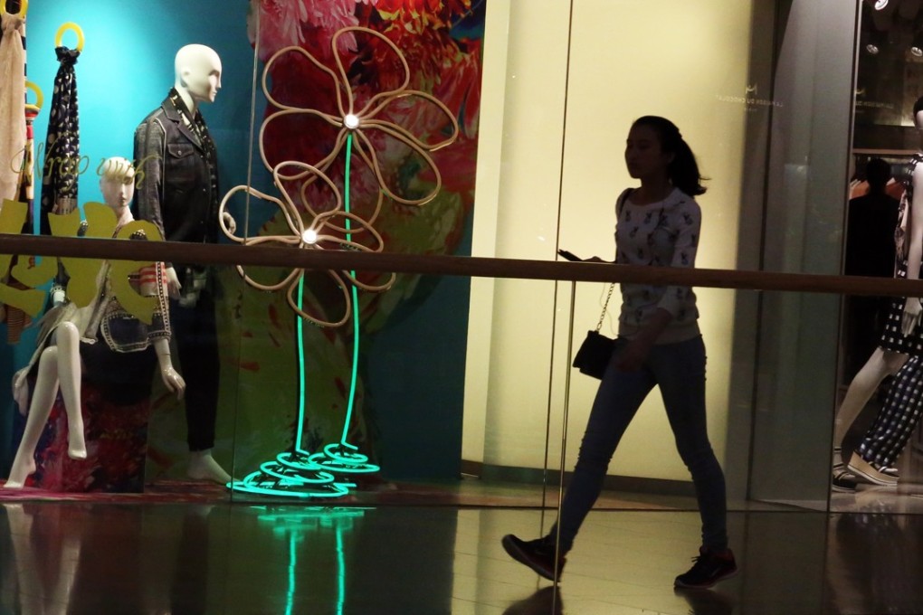 Inside the sprawling Pacific Place shopping centre in Admiralty. Photo: SCMP