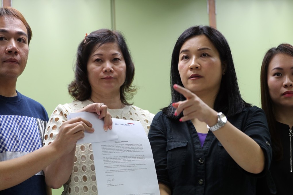 Staff of British Airways have thus far rejected the carrier’s compensation offers since it announced their termination. Photo: Edward Wong