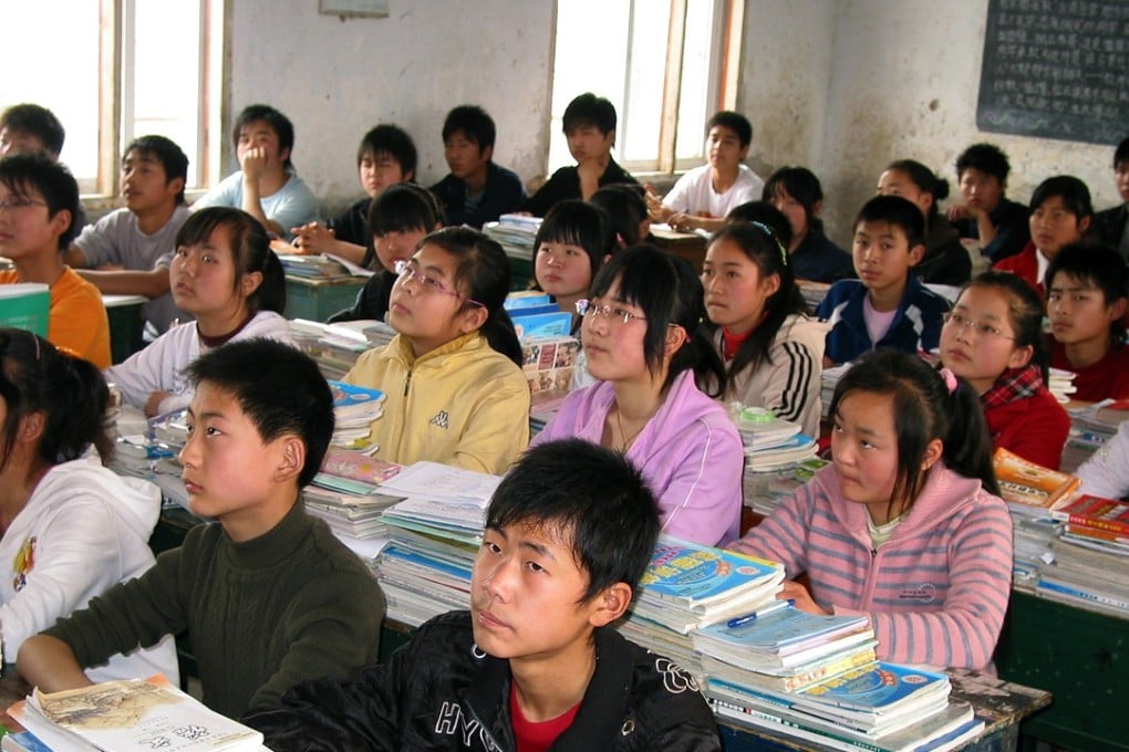 School for children of Chinese migrant workers in China’s Anhui province. Photo: AFP