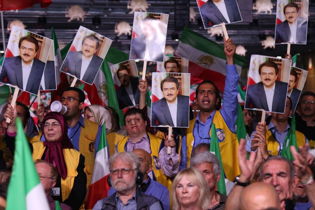 People at the ‘Free Iran 2018’ event on June 30, 2018 in Villepinte, north of Paris. Photo: AFP