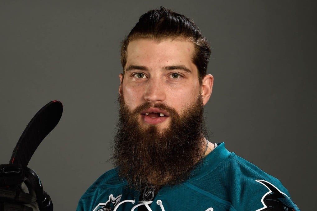 Brent Burns has one of the most epic beards in the entire NHL. Photo: AFP