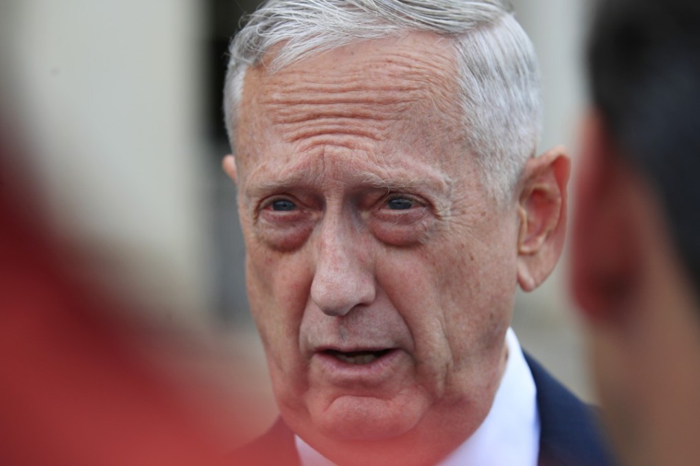 US Defence Secretary James Mattis was to have been one of the top US officials attending an annual US-China diplomatic and security dialogue but the event has been postponed. Photo: AP