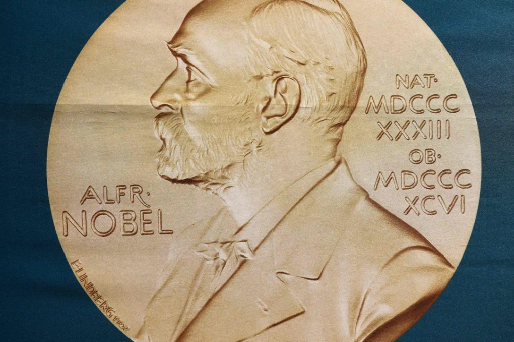 A portrait of Swedish inventor and scholar Alfred Nobel on display at the Nobel Forum in Stockholm, Sweden. Photo: AFP