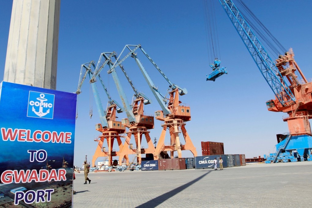 The China-Pakistan Economic Corridor port in Gwadar. Photo: Reuters