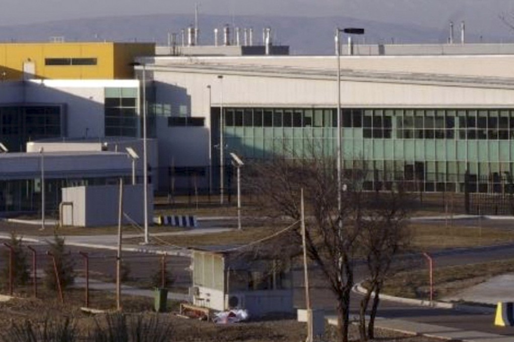 Russian defence officials say this building contains a US-operated biological weapons lab in the country of Georgia. Photo: AP