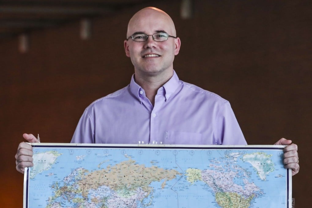 Hong Kong-based Brad Reynolds grew up in the United States and got his passion for travelling from accompanying his father on frequent fishing trips. Picture: Jonathan Wong