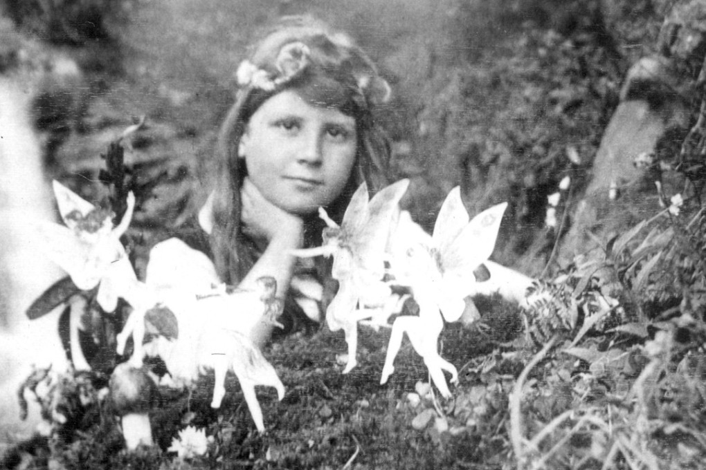 The first of the five Cottingley Fairies photographs, taken by Elsie Wright in 1917, shows Frances Griffiths with the ‘fairies’.