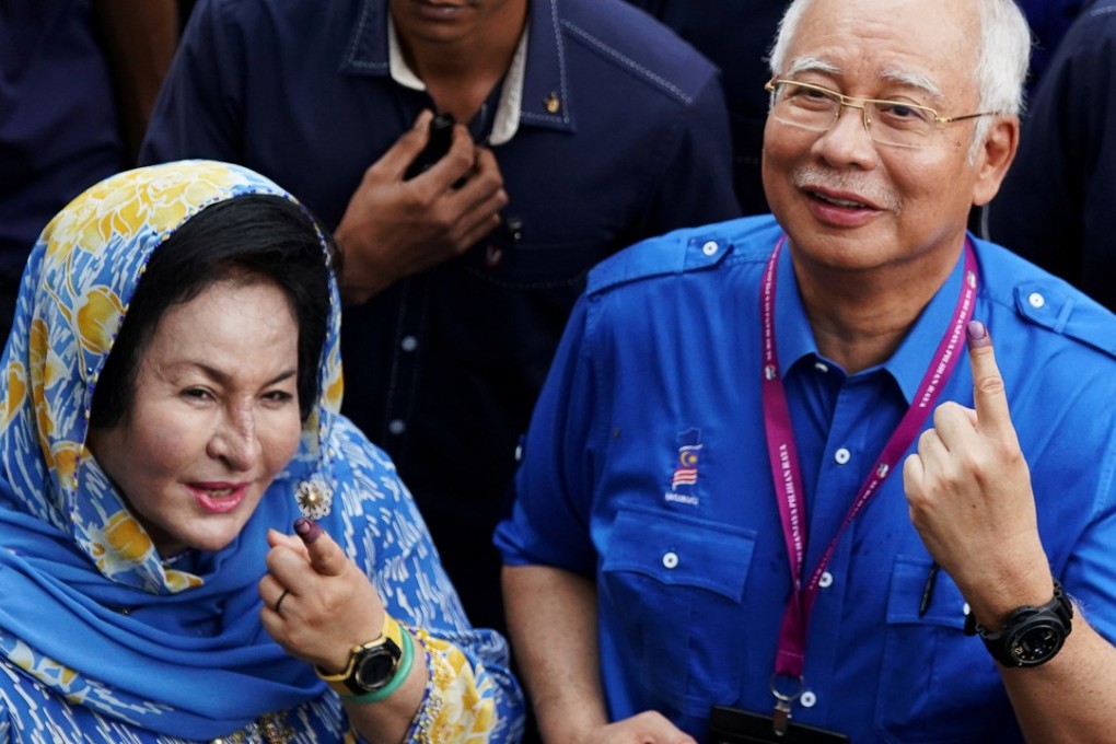 Rosmah Mansor and her husband Najib Razak, the former Malaysian prime minister. Photo: Reuters