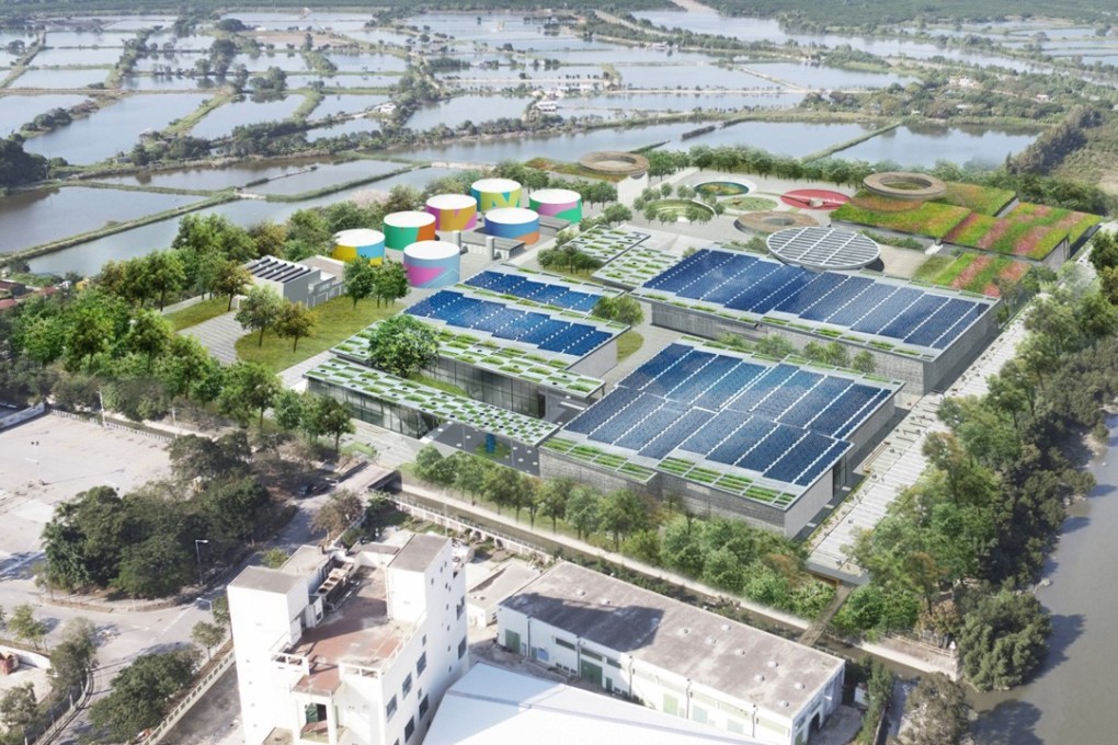 An artist’s impression of what the new site at the Yuen Long plant will look like. Photo: Handout