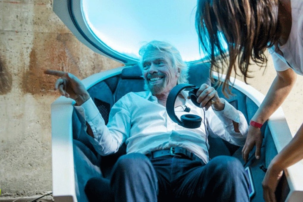 British entrepreneur Sir Richard Branson is among the many celebrities who have tried out the Somadome meditation pod, which aims to help users meditate and de-stress. Photo: Somadome.