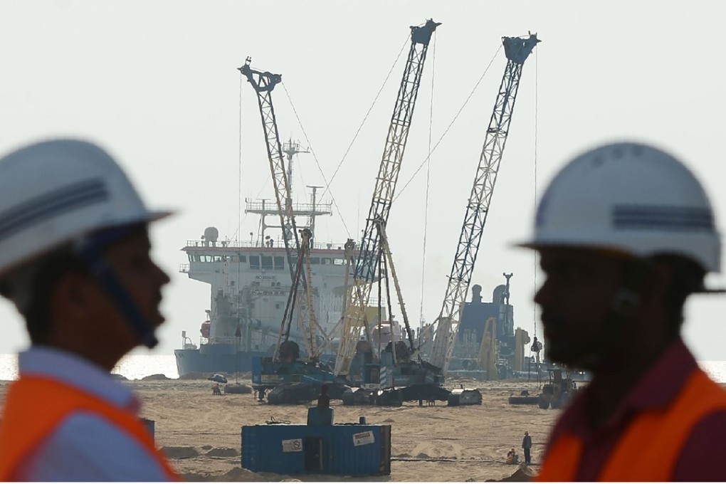 Chinese investors carried the losses when the US$1.4 billion mega-project near Sri Lanka’s main port was suspended pending an environmental assessment. Photo: AFP