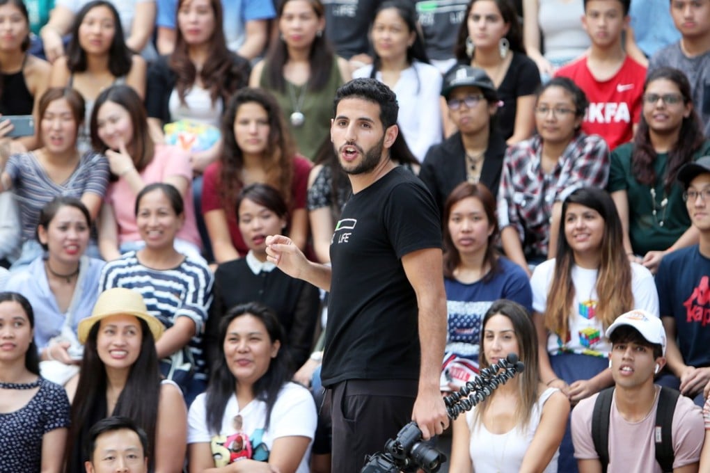 Even Nuseir Yassin, a popular Arab-Israeli travel video blogger, who creates daily clips about cities and places around the world, can’t escape derision for saying nice things about the MTR. Photo: Winson Wong