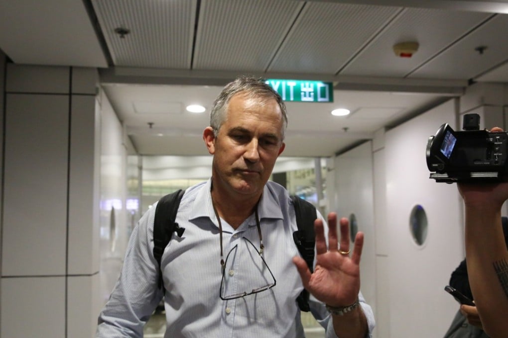 Victor Mallet returned to Hong Kong late on Sunday. Photo: Edmond So