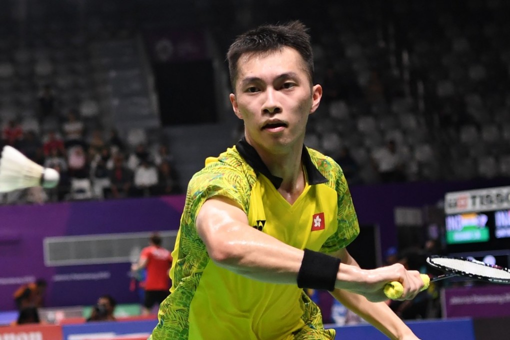 Hong Kong's Angus Ng Ka-long in action at the Asian Games in Jakarta. Photo: AFP