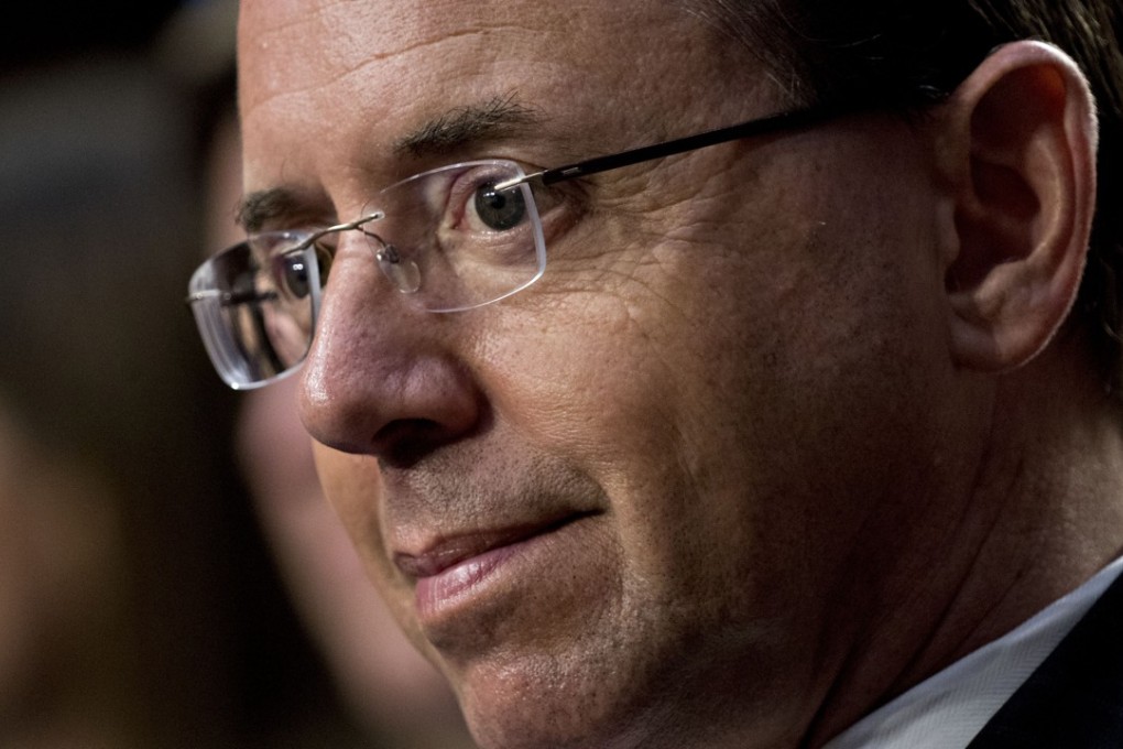 Rod Rosenstein, deputy attorney general. Photo: Andrew Harrer/Bloomberg