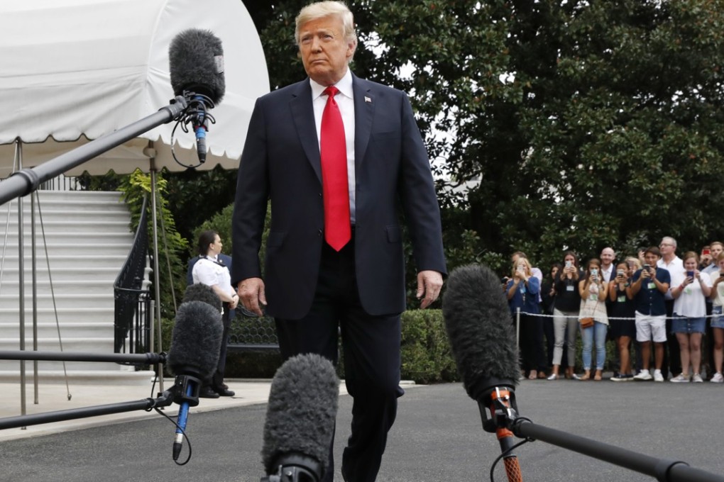 The White House under Donald Trump has selectively banned domestic reporters from press briefings and other events. Photo: AP