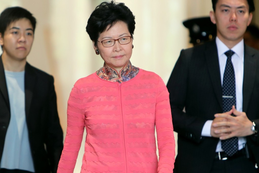 Carrie Lam is set to deliver her policy address on Wednesday. Photo: Winson Wong