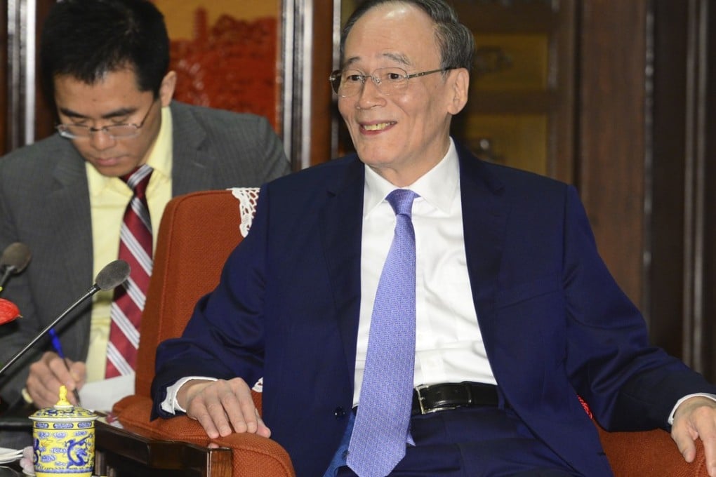 Vice-President Wang Qishan is expected to head the fourth China-Israel Innovation Committee during the trip later this month. Photo: Kyodo