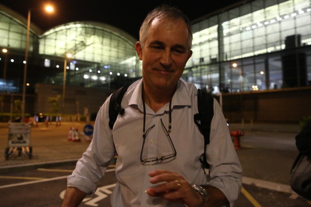 Victor Mallet returned to Hong Kong as visitor late on October 7, after being granted a seven-day tourist visa. British passport holders arriving in Hong Kong are usually allowed to stay for six months. Photo: Edmond So