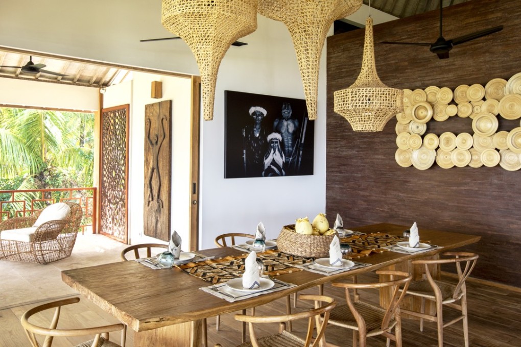 Natural materials take pride of place in Raphael and Marie le Masne de Chermont’s home near Canggu, in Bali. Photography: Anthony Dodds