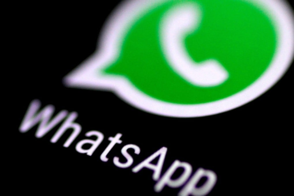 File photo of the WhatsApp messaging application on a phone screen. Photo: Reuters