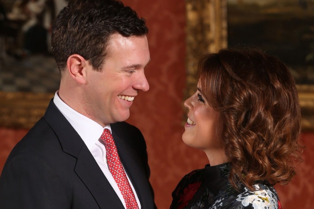 Britain's Princess Eugenie and her fiancé Jack Brooksbank. File photo: AFP