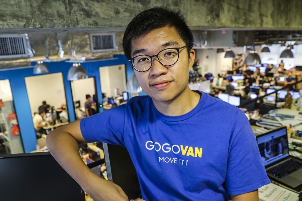 Steven Lam Hoi-yuen, Co-founder and Chief Executive Officer of GoGoVan, likened the arrival of autonomous driving technology to how cars displaced horse carriages as a mode of transport in the 20th century. Photo: SCMP