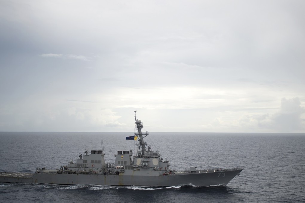 The USS Decatur was recently forced by the Chinese navy vessel Lanzhou to take evasive action to avoid a collision in the South China Sea. Photo: AFP