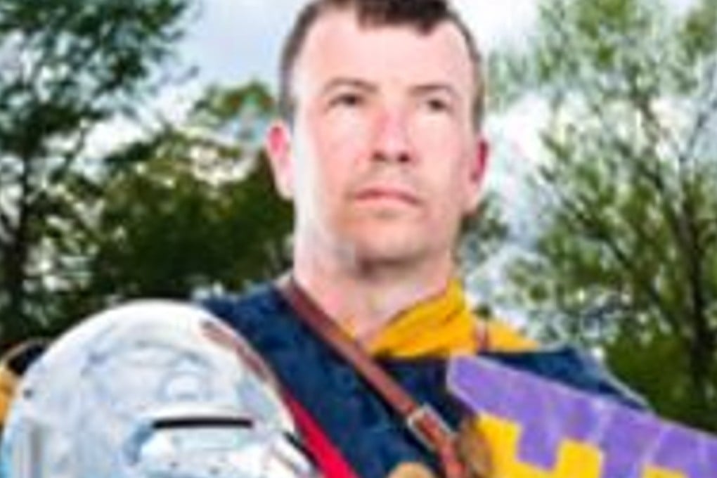 Peter Barclay performed under the name ‘Master Terafan Greydragon’. Photo: Facebook