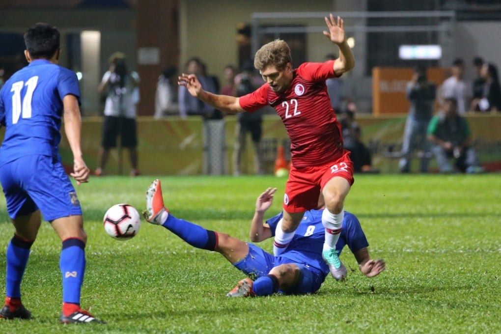 Hong Kong were beaten 1-0 by Thailand in their first match under Gary White. Photos: Felix Wong