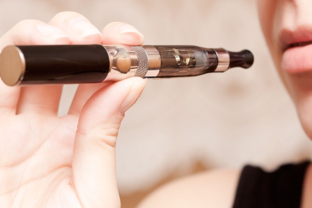 Hong Kong’s leader has proposed a complete ban on the import, manufacture, distribution and advertisement of new smoking products, including e-cigarettes, as part of her health care package. Photo: Alamy