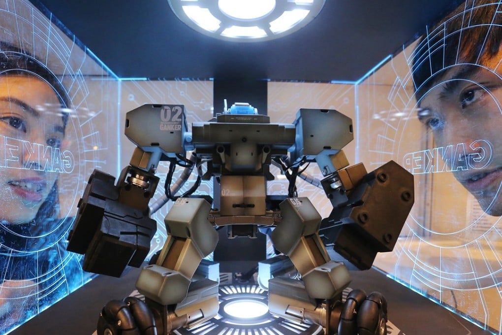 Visitors check out a robot at the Toys, Baby Products and Stationary Fair at the Hong Kong Convention and Exhibition Centre in Wan Chai in January. The advent of artificial intelligence means many current jobs will be obsolete in the future. Photo: Dickson Lee