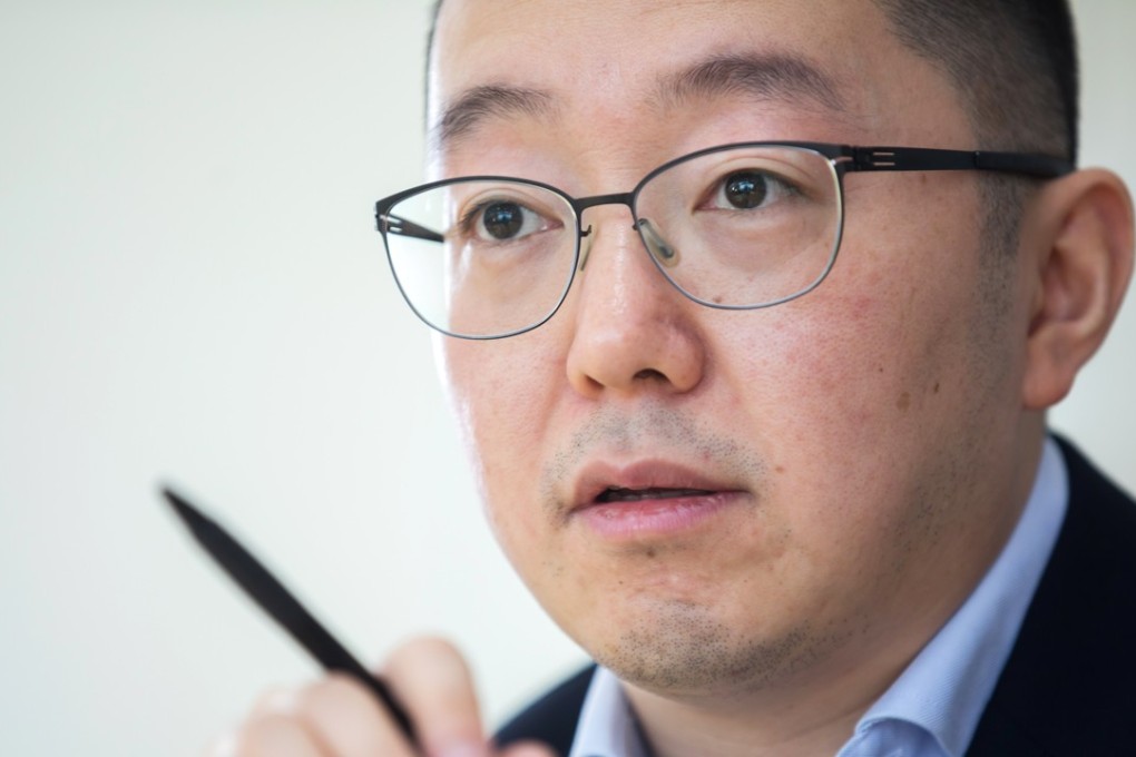 Wang Lei, CEO of Ele.me, will also head the new local service company. Photo: Bloomberg